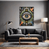 Cosmic Eye Clock Living Room Demo