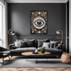 Cosmic Eye Clock Living Room Demo