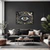 Cosmic Eye Clock Living Room Demo