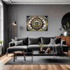 Cosmic Eye Clock Living Room Demo