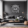 Cosmic Eye Clock Living Room Demo