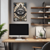 Cosmic Eye Clock Office Demo