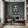 Cosmic Eye Clock Office Demo