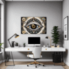 Cosmic Eye Clock Office Demo