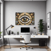 Cosmic Eye Clock Office Demo