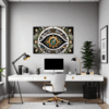 Cosmic Eye Clock Office Demo