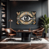 Cosmic Eye Clock Office Demo