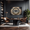 Cosmic Eye Clock Office Demo
