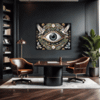 Cosmic Eye Clock Office Demo