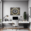 Cosmic Eye Clock Office Demo