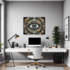 Cosmic Eye Clock Office Demo