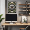 Cosmic Eye Clock Office Demo