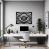 Cosmic Eye Clock Office Demo