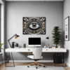 Cosmic Eye Clock Office Demo