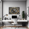 Cosmic Eye Clock Office Demo