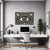 Cosmic Eye Clock Office Demo