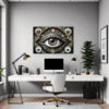 Cosmic Eye Clock Office Demo