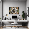 Cosmic Eye Clock Office Demo