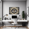 Cosmic Eye Clock Office Demo