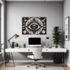Cosmic Eye Clock Office Demo