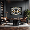 Cosmic Eye Clock Office Demo