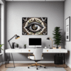 Cosmic Eye Clock Office Demo