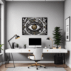 Cosmic Eye Clock Office Demo
