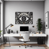 Cosmic Eye Clock Office Demo