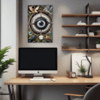 Cosmic Eye Clock Office Demo