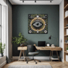 Cosmic Eye Clock Office Demo