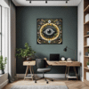 Cosmic Eye Clock Office Demo