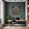Cosmic Eye Clock Office Demo