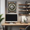 Cosmic Eye Clock Office Demo