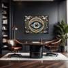 Cosmic Eye Clock Office Demo
