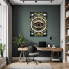 Cosmic Eye Clock Office Demo
