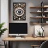 Cosmic Eye Clock Office Demo