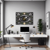 Cosmic Eye Clock Office Demo