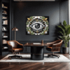 Cosmic Eye Clock Office Demo