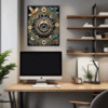 Cosmic Eye Clock Office Demo