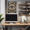 Cosmic Eye Clock Office Demo