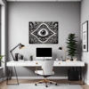 Cosmic Eye Clock Office Demo