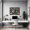 Cosmic Eye Clock Office Demo