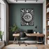 Cosmic Eye Clock Office Demo
