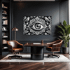 Cosmic Eye Clock Office Demo