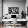 Cosmic Eye Clock Office Demo