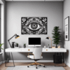 Cosmic Eye Clock Office Demo
