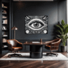 Cosmic Eye Clock Office Demo