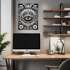 Cosmic Eye Clock Office Demo