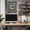 Cosmic Eye Clock Office Demo