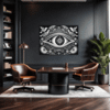 Cosmic Eye Clock Office Demo